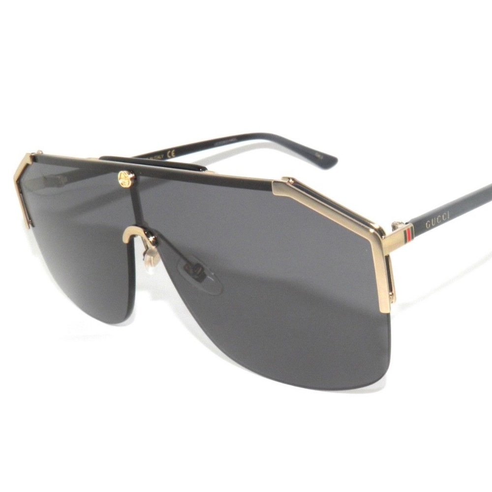 GUCCI GG0291S GOLD/BLACK/GRAY 001 SunglaSSeS - Picture 1 of 5